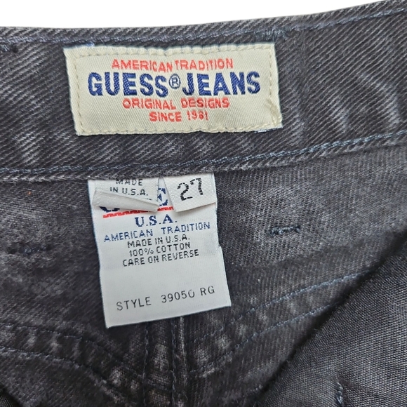 Guess Women's Black Denim Jeans Size 27 - Picture 6 of 7